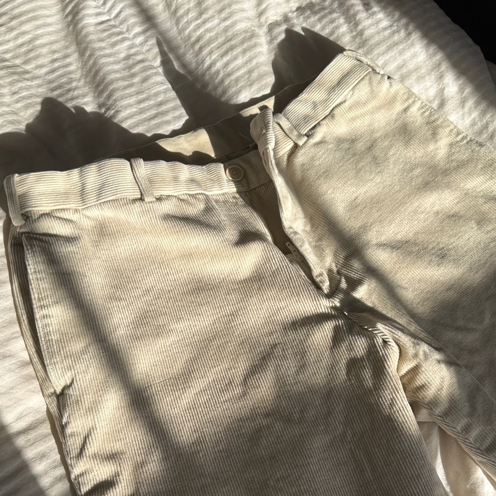 Uniqlo Men's Beige Corduroy Pants